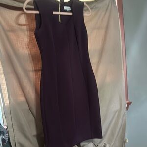 Calvin Klein Black Sleeveless Sheath Mini Dress-33